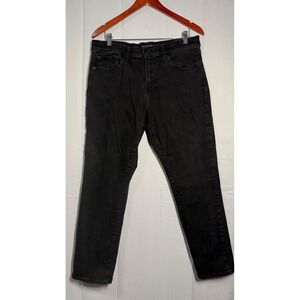 Lucky Brand 410 Athletic Straight Jeans Mens Black W34 L30